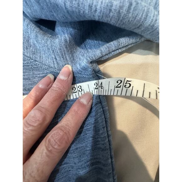 NWT LL Bean Cozy 1X Funnel Neck Pullover Marked Blue NWT Thumb holes - Picture 9 of 11